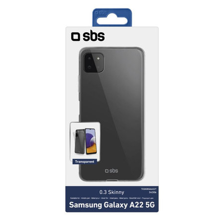 SBS - Caz Skinny pentru Samsung Galaxy A22 5G, transparent