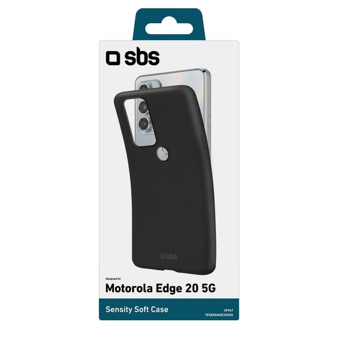 SBS - Caz Sensity pentru Motorola Edge 20 5G, negru