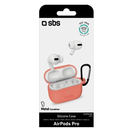 SBS - Silicon Caz pentru Apple AirPods Pro, coral