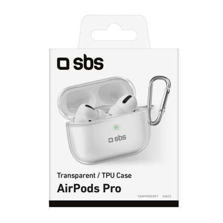 SBS - Silicon Caz pentru Apple AirPods Pro, transparent