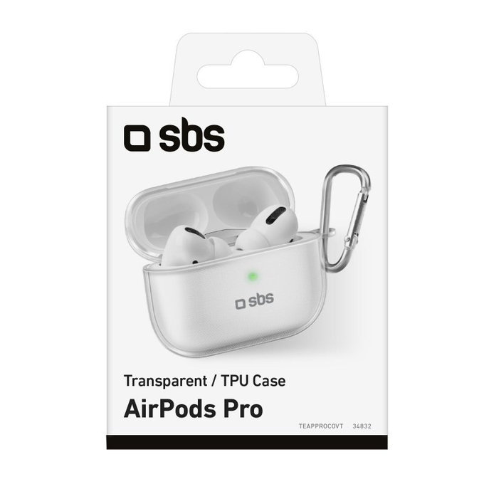 SBS - Silicon Caz pentru Apple AirPods Pro, transparent
