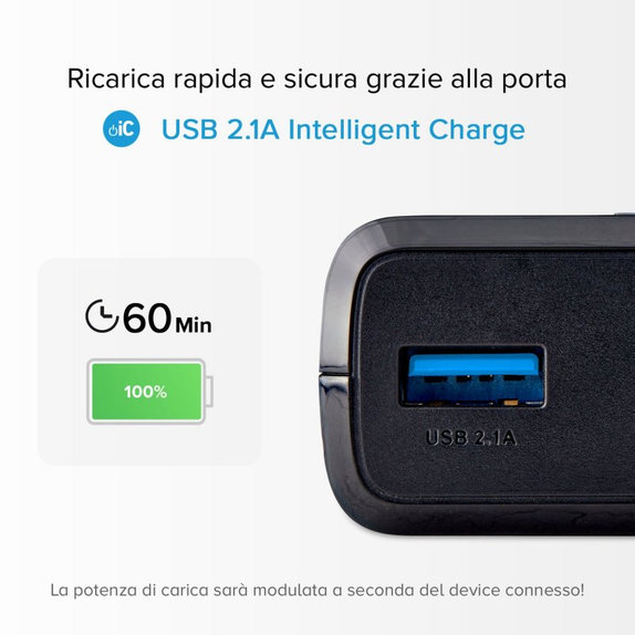 SBS - PowerBank 20 000 mAh - 2x USB, Micro-USB, negru