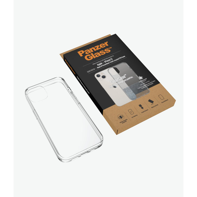PanzerGlass - Caz ClearCase AB pentru iPhone 13, transparent