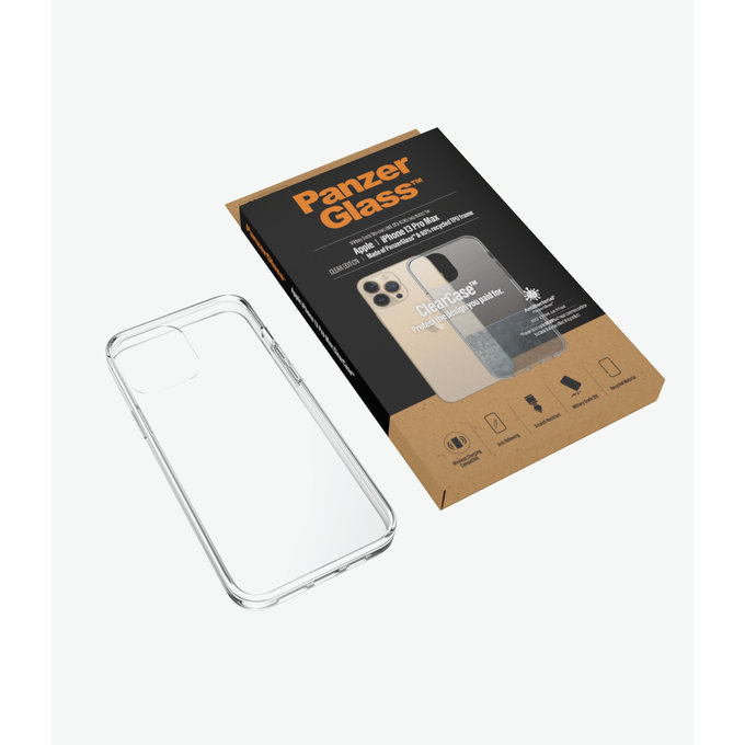 PanzerGlass - Caz ClearCase AB pentru iPhone 13 Pro Max, transparent