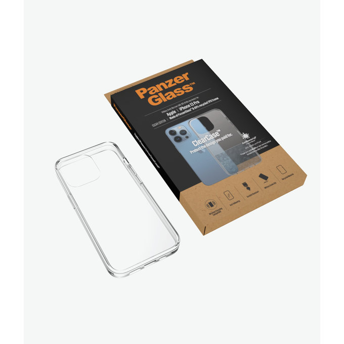 PanzerGlass - Caz ClearCase AB pentru iPhone 13 Pro, transparent