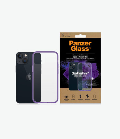 PanzerGlass - Caz ClearCaseColor AB pentru iPhone 13 mini, grape