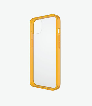 PanzerGlass - Caz ClearCaseColor AB pentru iPhone 13, tangerine