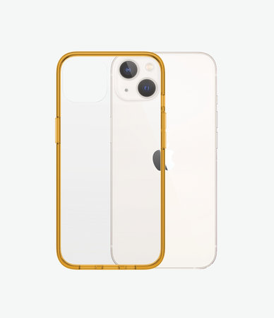 PanzerGlass - Caz ClearCaseColor AB pentru iPhone 13, tangerine