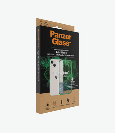 PanzerGlass - Caz ClearCaseColor AB pentru iPhone 13, lime