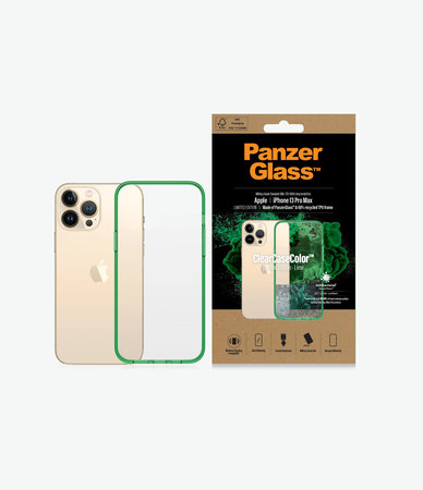 PanzerGlass - Caz ClearCaseColor AB pentru iPhone 13 Pro Max, lime