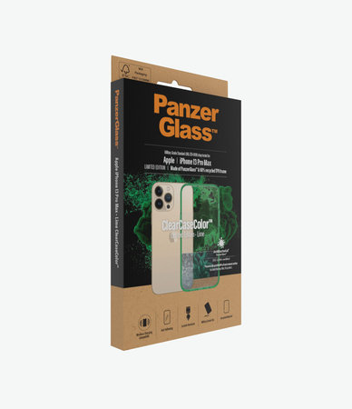 PanzerGlass - Caz ClearCaseColor AB pentru iPhone 13 Pro Max, lime