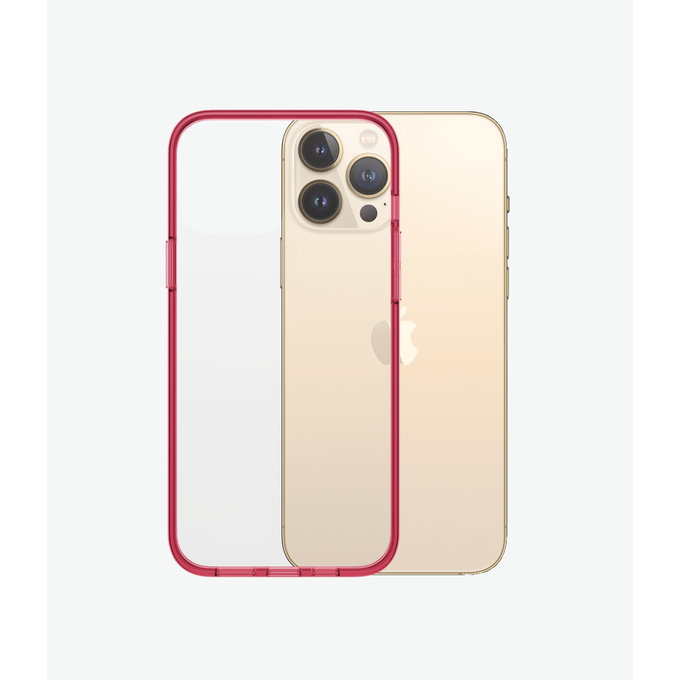 PanzerGlass - Caz ClearCaseColor AB pentru iPhone 13 Pro Max, strawberry