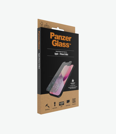PanzerGlass - Geam Securizat Standard Fit AB pentru iPhone 13 mini, transparent