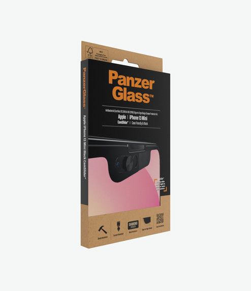 PanzerGlass - Geam Securizat Case Friendly CamSlider AB pentru iPhone 13 mini, negru
