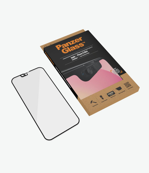 PanzerGlass - Geam Securizat Case Friendly CamSlider AB pentru iPhone 13 mini, negru