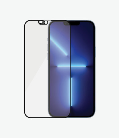 PanzerGlass - Geam Securizat Case Friendly CamSlider AB pentru iPhone 13 Pro Max & 14 Plus, negru