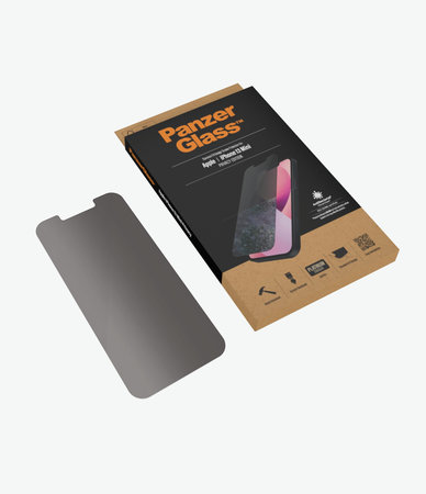 PanzerGlass - Geam Securizat Standard Fit Privacy AB pentru iPhone 13 mini, transparent