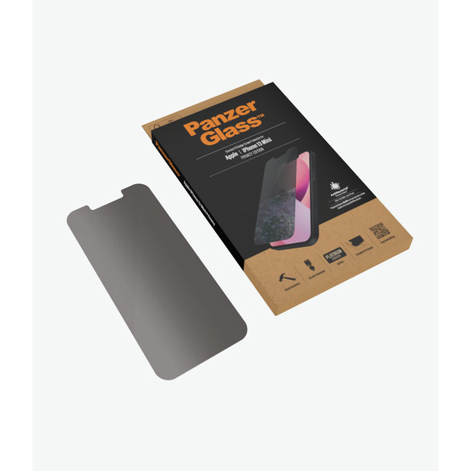 PanzerGlass - Geam Securizat Standard Fit Privacy AB pentru iPhone 13 mini, transparent