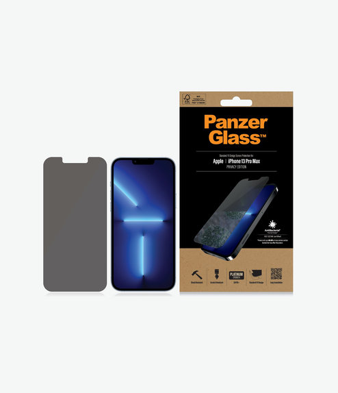 PanzerGlass - Geam Securizat Standard Fit Privacy AB pentru iPhone 13 Pro Max & 14 Plus, transparent