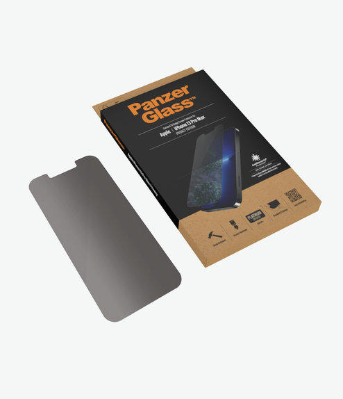 PanzerGlass - Geam Securizat Standard Fit Privacy AB pentru iPhone 13 Pro Max & 14 Plus, transparent