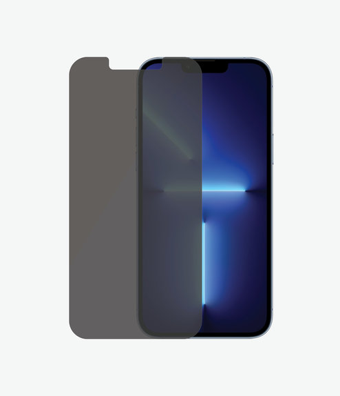PanzerGlass - Geam Securizat Standard Fit Privacy AB pentru iPhone 13 Pro Max & 14 Plus, transparent