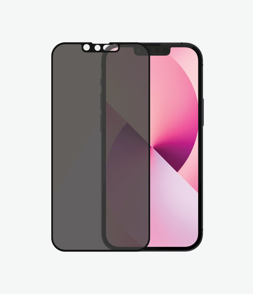 PanzerGlass - Geam Securizat Case Friendly Privacy AB pentru iPhone 13 mini, negru