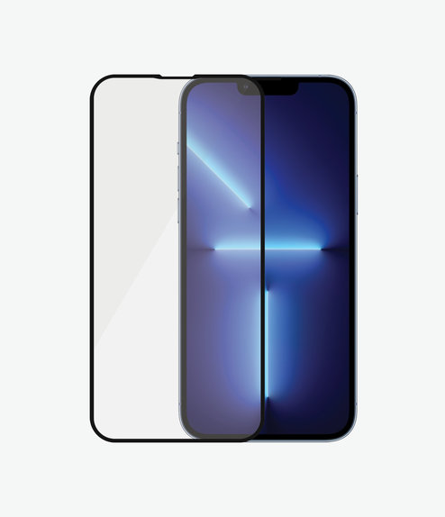 PanzerGlass - Geam Securizat Case Friendly AB pentru iPhone 13 Pro Max & 14 Plus, negru