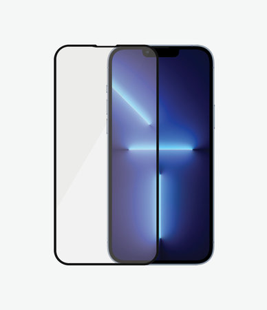 PanzerGlass - Geam Securizat Case Friendly AB pentru iPhone 13 Pro Max & 14 Plus, negru