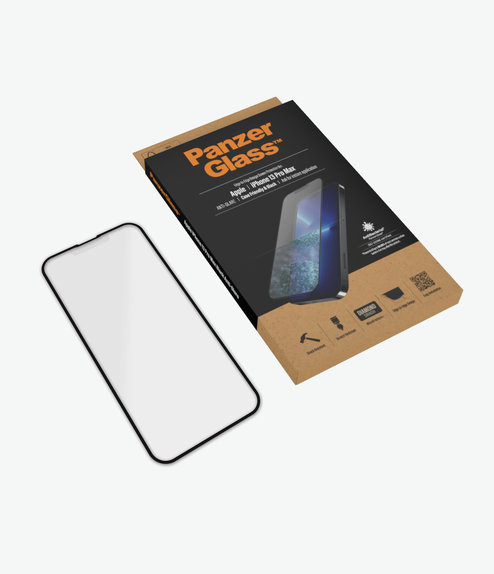 PanzerGlass - Geam Securizat Case Friendly Anti-Glare AB pentru iPhone 13 Pro Max & 14 Plus, negru