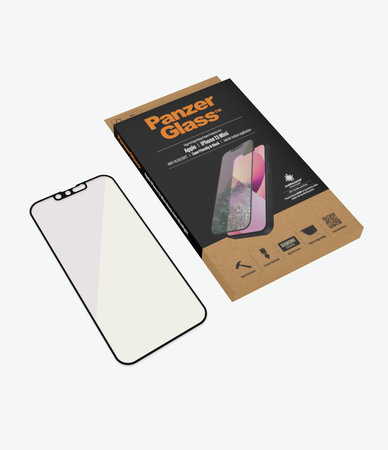 PanzerGlass - Geam Securizat Case Friendly Anti-Bluelight AB pentru iPhone 13 mini, negru