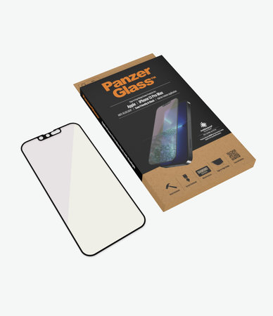 PanzerGlass - Geam Securizat Case Friendly Anti-Bluelight AB pentru iPhone 13 Pro Max & 14 Plus, negru