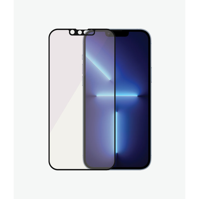 PanzerGlass - Geam Securizat Case Friendly Anti-Bluelight AB pentru iPhone 13 Pro Max & 14 Plus, negru