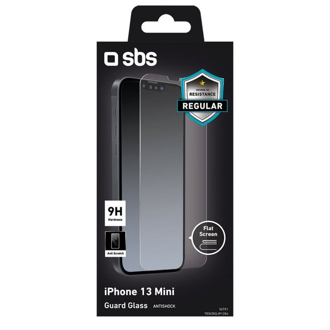 SBS - Geam Securizat pentru iPhone 13 mini, transparent