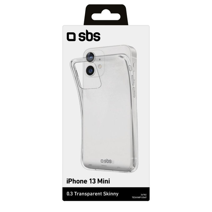 SBS - Caz Skinny pentru iPhone 13 mini, transparent