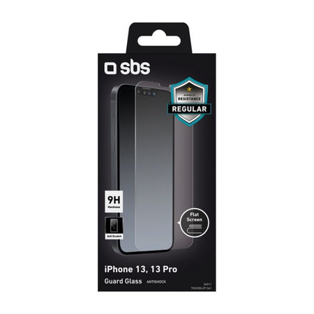 SBS - Geam Securizat pentru iPhone 13, 13 Pro, 14 & 16e, transparent