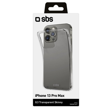 SBS - Caz Skinny pentru iPhone 13 Pro Max, transparent