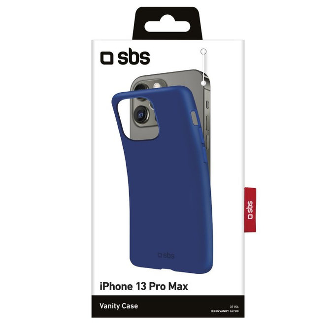 SBS - Caz Vanity pentru iPhone 13 Pro Max, albastru
