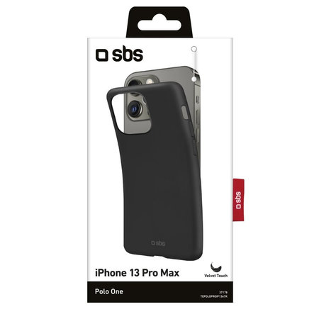 SBS - Caz Polo One pentru iPhone 13 Pro Max, negru