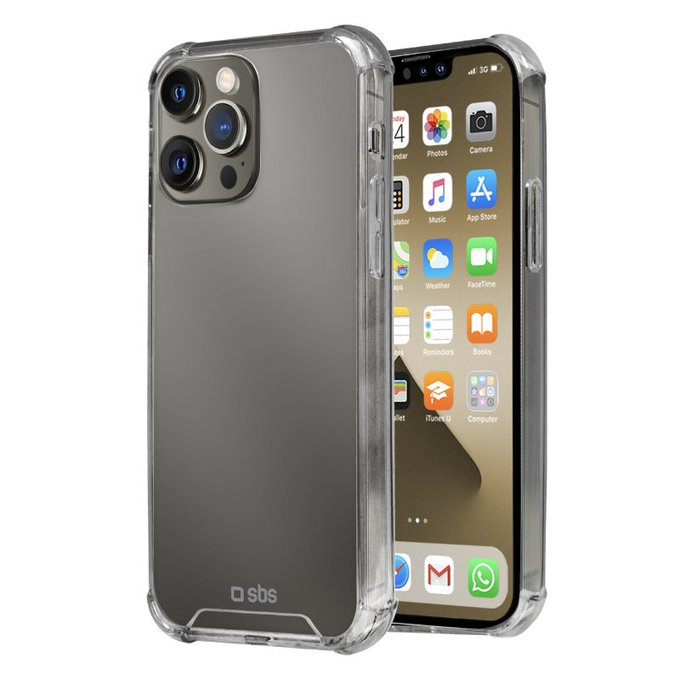 SBS - Caz Impact pentru iPhone 13 Pro Max, transparent