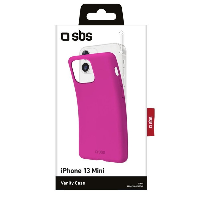 SBS - Caz Vanity pentru iPhone 13 mini, roz