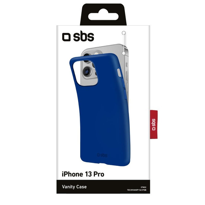 SBS - Caz Vanity pentru iPhone 13 Pro, albastru