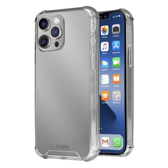 SBS - Caz Impact pentru iPhone 13 Pro, transparent