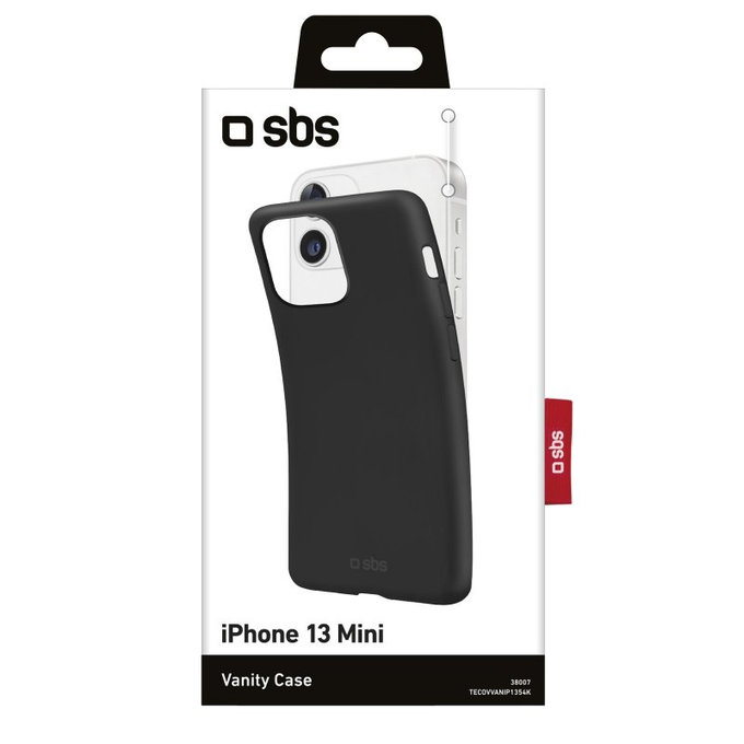 SBS - Caz Vanity pentru iPhone 13 mini, negru