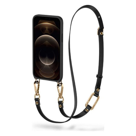 Spigen - Husă Cyrill Classic Charm pentru iPhone 12/12 Pro, negru