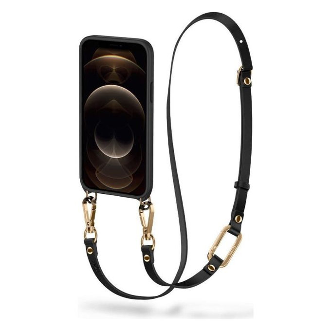 Spigen - Husă Cyrill Classic Charm pentru iPhone 12/12 Pro, negru