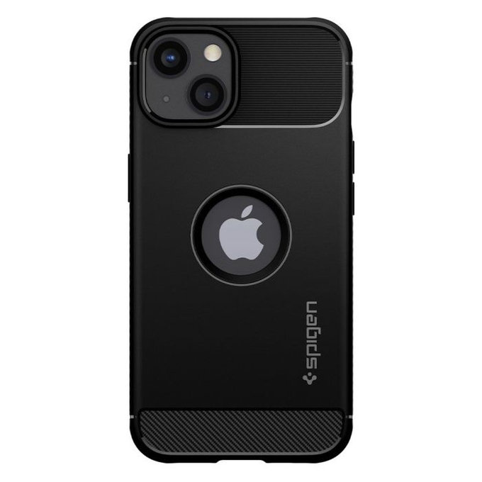 Spigen - Carcasă Rugged Armor pentru iPhone 13 mini, negru