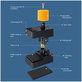 QianLi iClamp 2.0 - Clemă din Plastic cu Umplutură din Cauciuc - Span 12mm (4buc)
