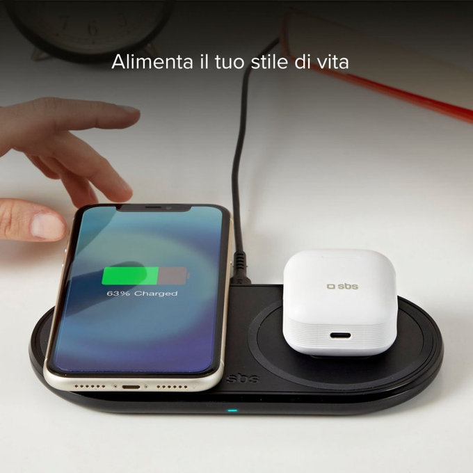 SBS - Duálna Încărcător Fără Fir, negru