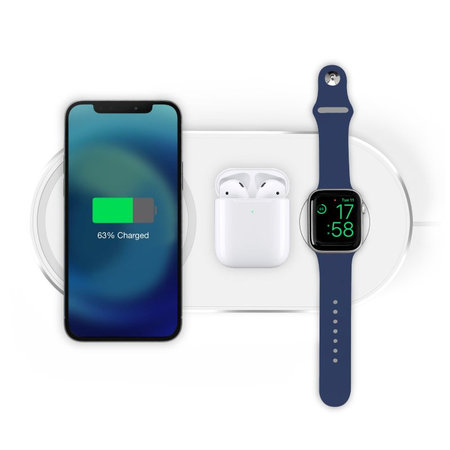 SBS - Încărcător Fără Fir 3în1, alb