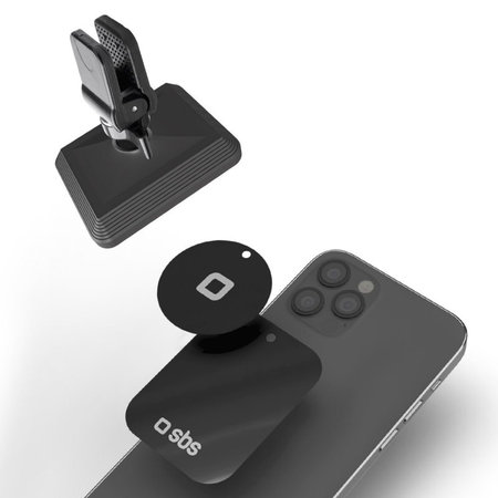 SBS - Suport auto pentru ventila?ie, magnetic, dreptunghiular, negru